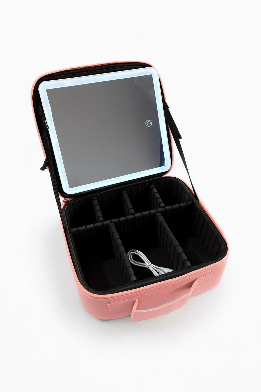 👜 Cosmetiquero con Luz LED y Espejo – Organizador Premium de Maquillaje