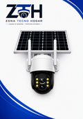 Cámara Solar WiFi Exterior PTZ 360° con Visión Nocturna
