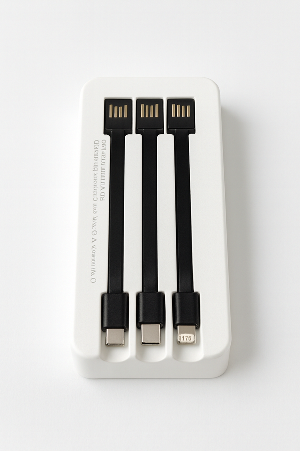 PowerBank 20.000 mAh – Blanca | Carga rápida y multi-entrada con linterna integrada